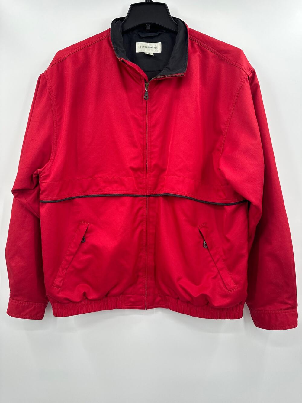 Vintage Cutter & Buck red lined jacket size L